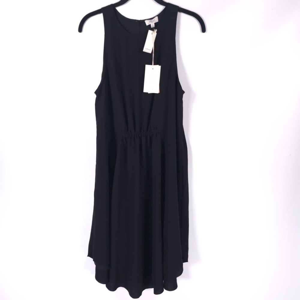 NWT Wilfred JAPAN🇯🇵FABRIC SILK TRIM LAVOSIER Swing Sleeveless Dress 58711 SMALL